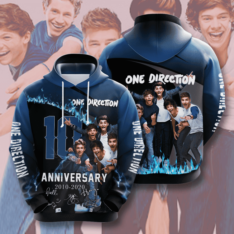 One Direction 3D All Over Print Hoodie, Zip Hoodie