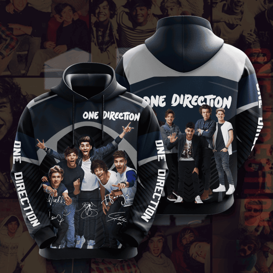 One Direction 3D All Over Print Hoodie, Zip Hoodie