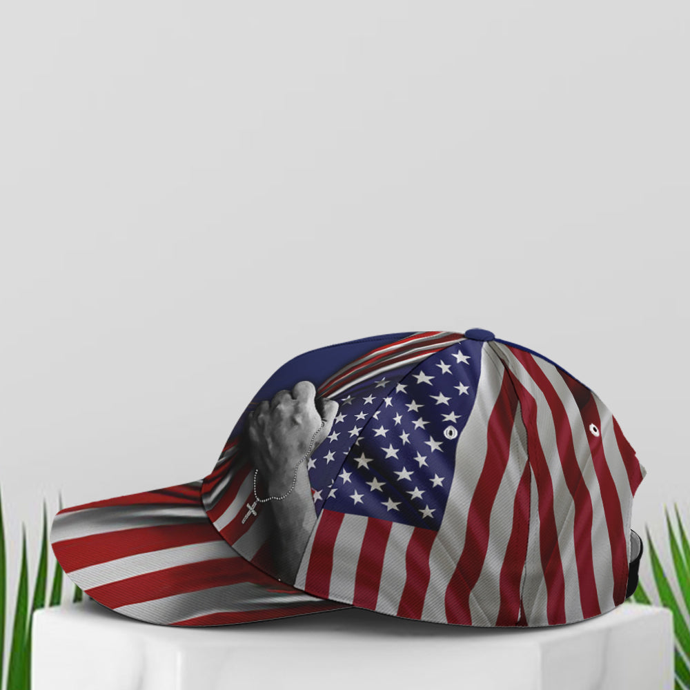 One Nation Under God Eagle American Flag Baseball Cap  Patriotic Classic Cap Trucker Hats Custom Hats Gifts For Men & Women