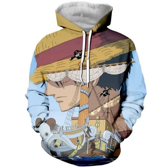 One Piece 3D All Over Print Hoodie, Zip Hoodie