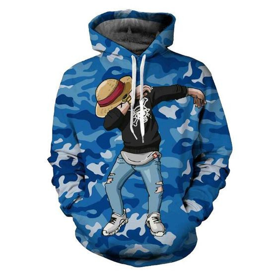 One Piece 3D All Over Print Hoodie, Zip Hoodie