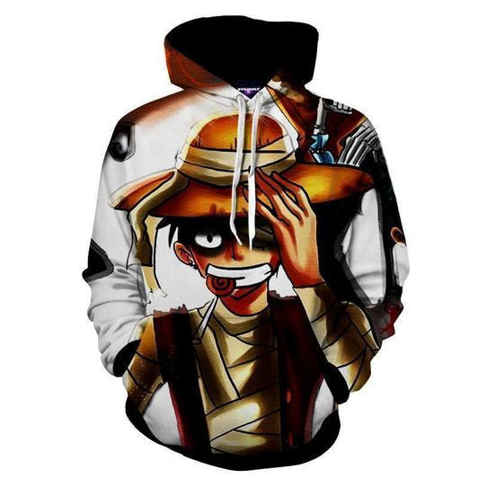 One Piece 3D All Over Print Hoodie, Zip Hoodie