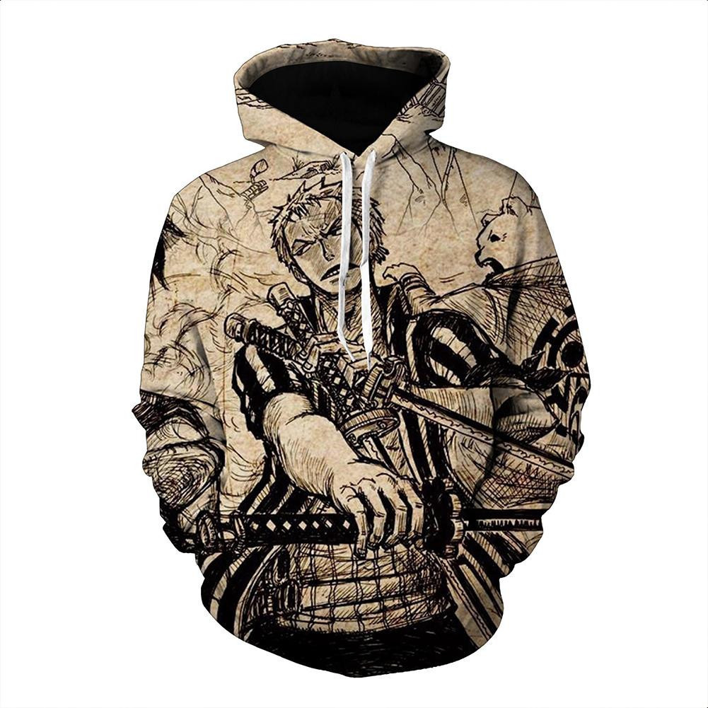 One Piece 3D All Over Print Hoodie, Zip Hoodie