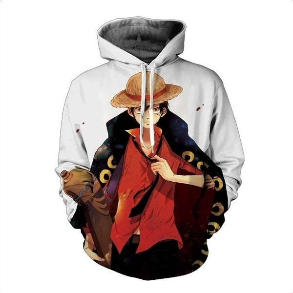 One Piece 3D All Over Print Hoodie, Zip Hoodie