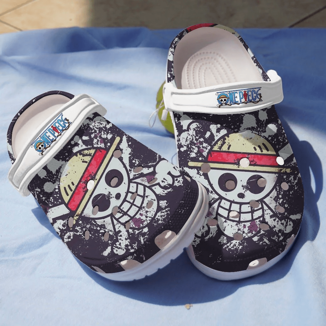 One Piece Anime Crocs Clogs Shoes Comfortable Crocband For Men Women