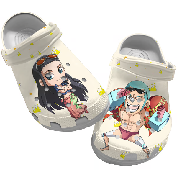 One Piece Anime Crocs Crocband Clogs Shoes Comfortable For Men Women and Kids