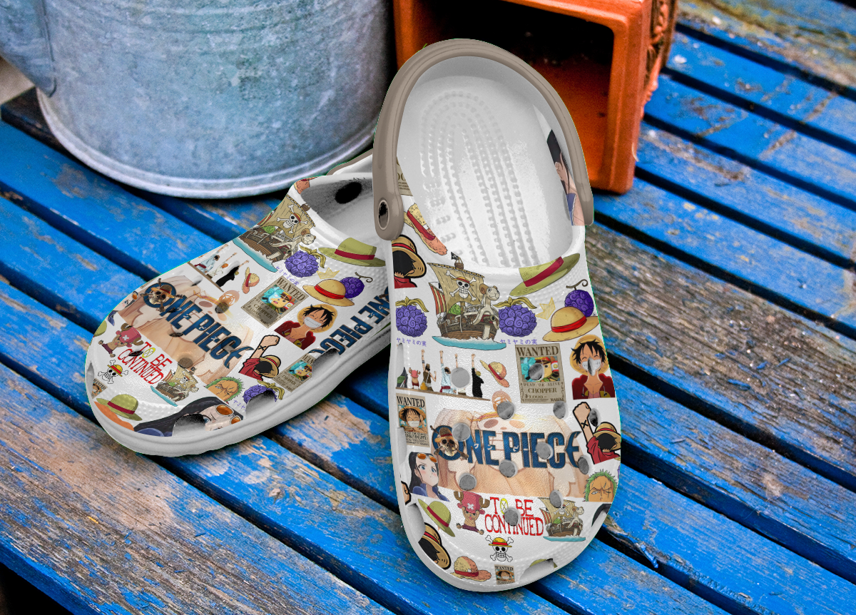One Piece Anime Crocs Crocband Clogs Shoes Comfortable For Men Women and Kids - Image 4