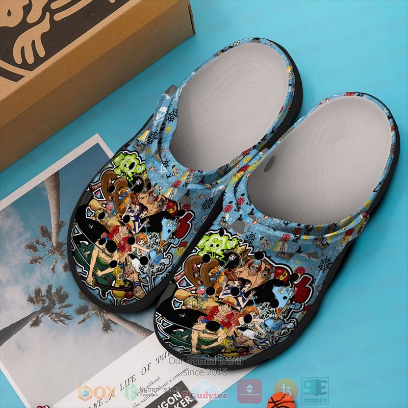 One Piece Anime Crocs Crocband Clogs Shoes Comfortable For Men Women and Kids