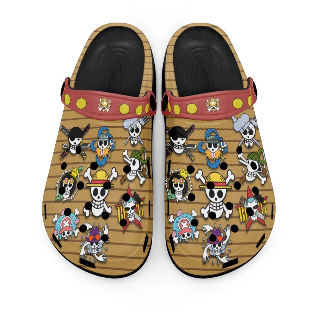 One Piece Anime Crocs Crocband Clogs Shoes Comfortable For Men Women and Kids