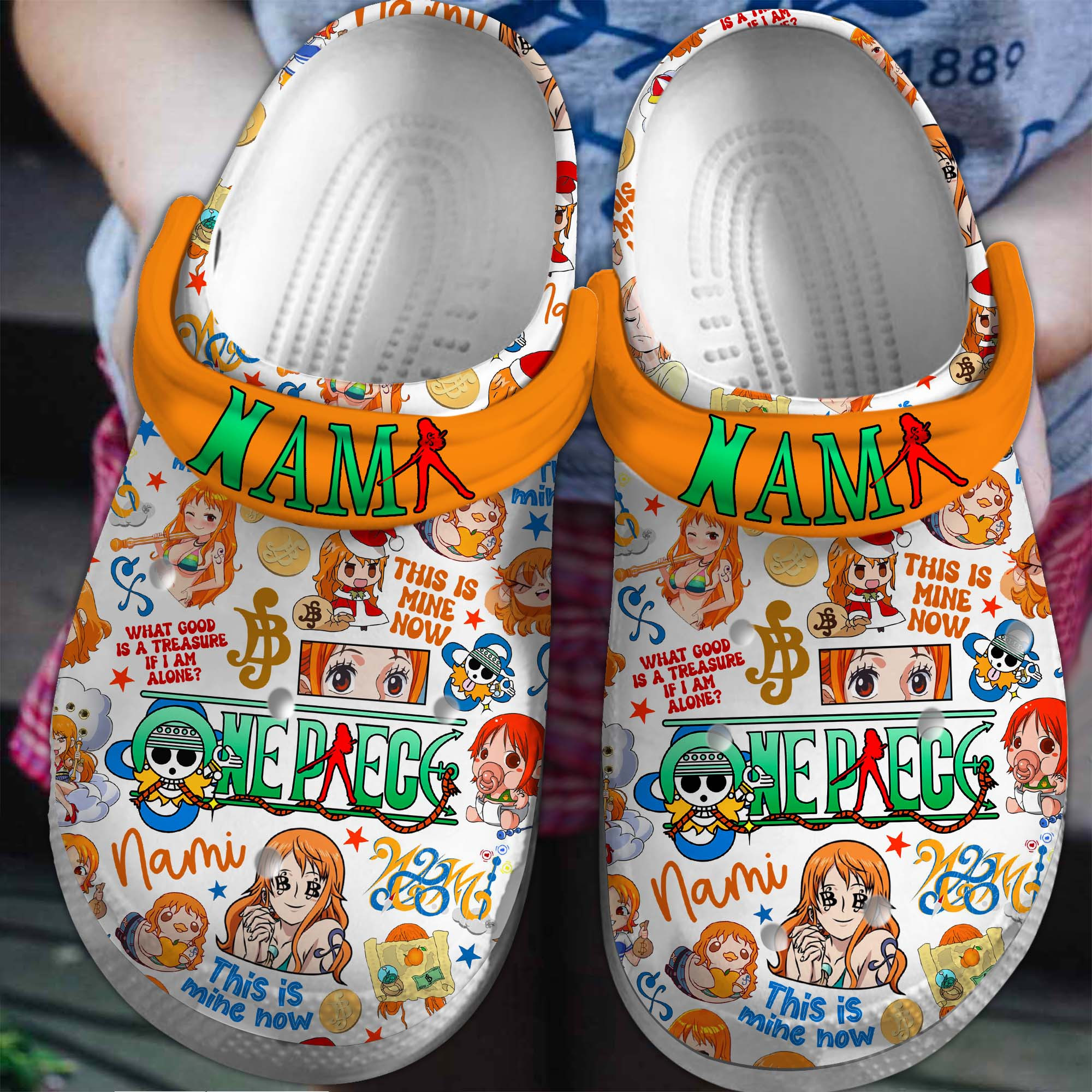 One Piece Anime Crocs Crocband Clogs Shoes Comfortable For Men Women and Kids