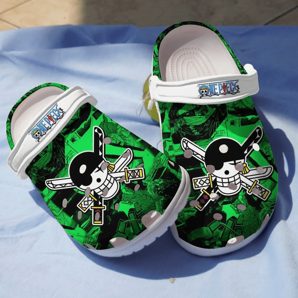 One Piece Anime Crocs Crocband Comfortable Clogs Shoes For Men Women