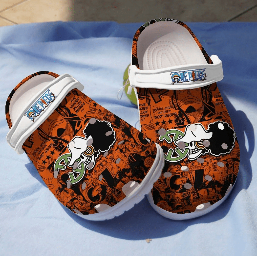 One Piece Anime Crocs Crocband Comfortable Shoes Clogs For Men Women