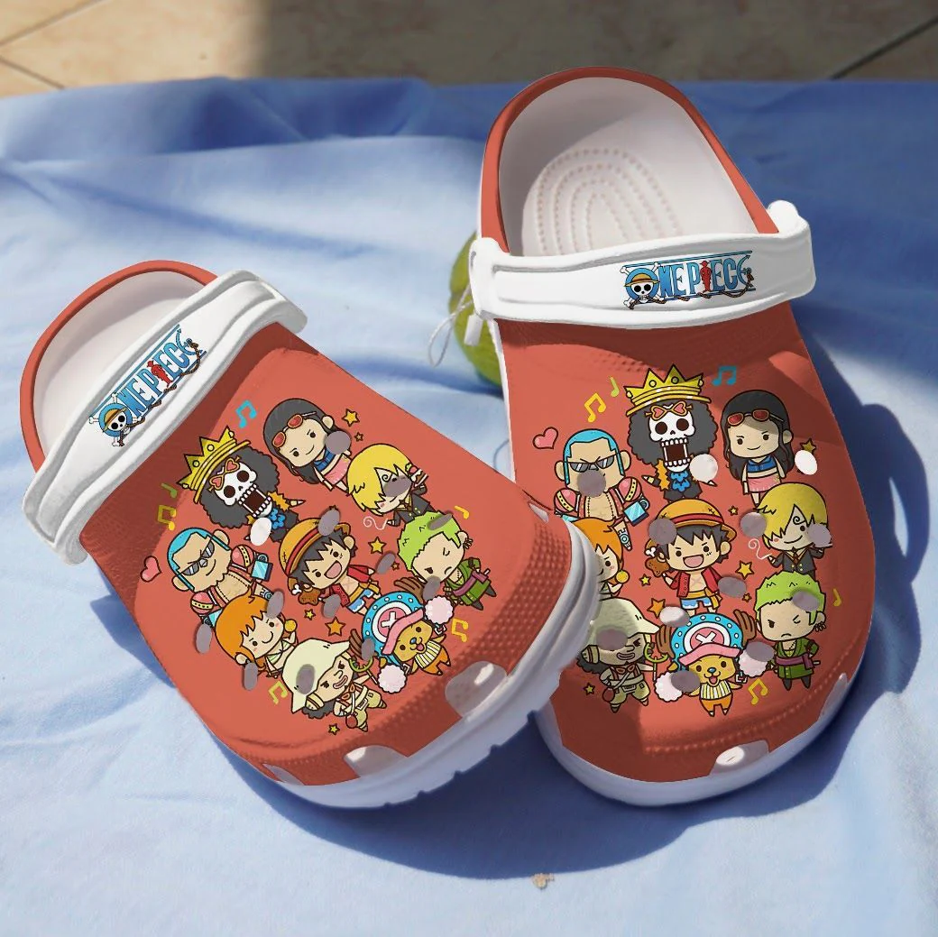 One Piece Anime Crocs Shoes Crocband Clogs Comfortable For Men Women