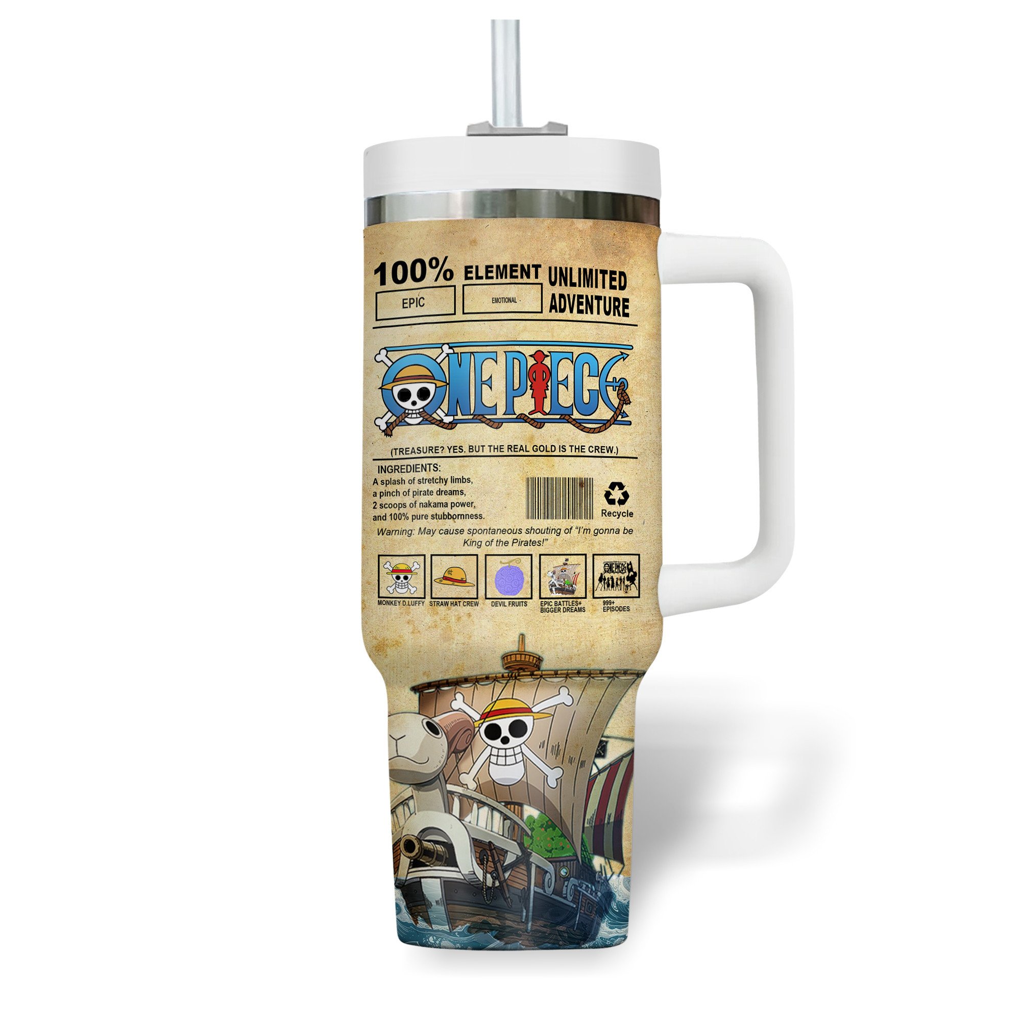One Piece Anime Custom Stanley Cup 40 oz 30 oz Tumbler With HandleTVC2301178 - Image 4