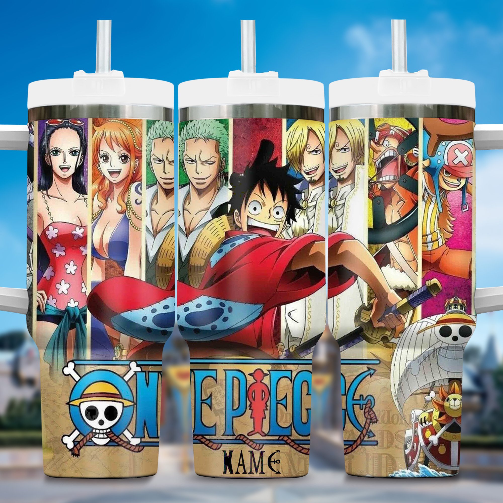 One Piece Anime Custom Stanley Cup 40 oz 30 oz Tumbler With HandleTVC2301287