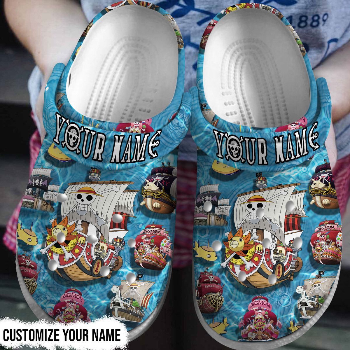 One Piece Anime TV Series Crocs Crocband Clogs Shoes Comfortable For Men Women and Kids