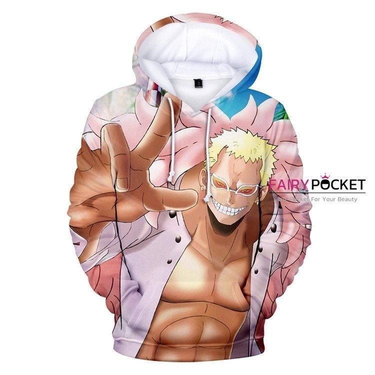 One Piece Donquixote Doflamingo 3D All Over Print Hoodie, Zip Hoodie