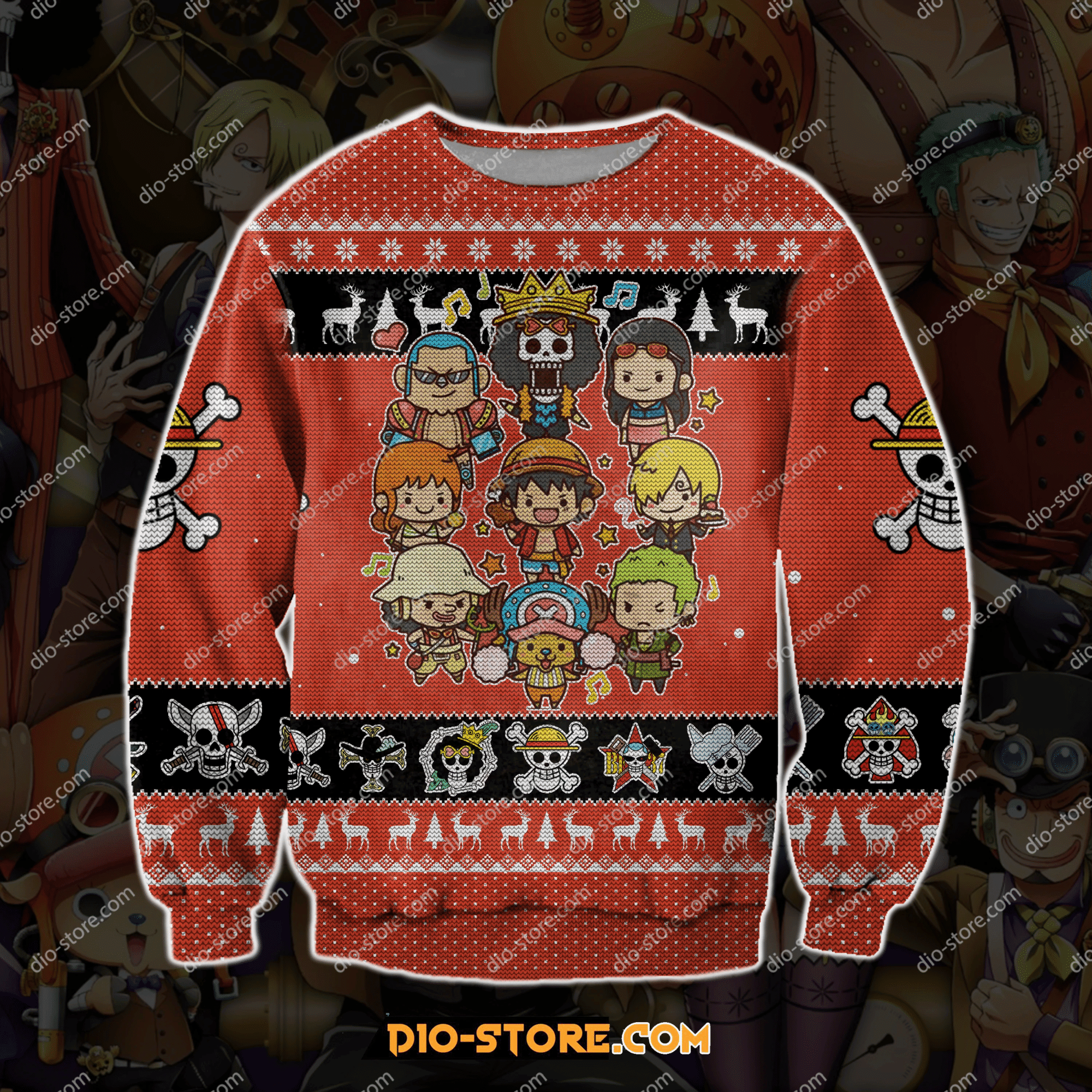 One Piece For Unisex Ugly Christmas Sweater Adult 3D Funny Matching for family