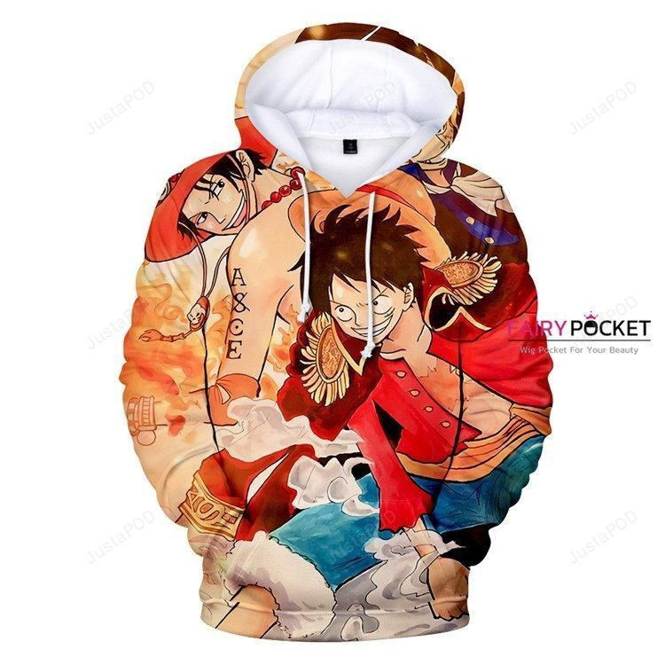 One Piece Kaido Monkey D. Luffy Portgas D. Ace 3D All Over Print Hoodie, Zip Hoodie