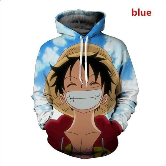 One Piece Luffy 3D All Over Print Hoodie, Zip Hoodie