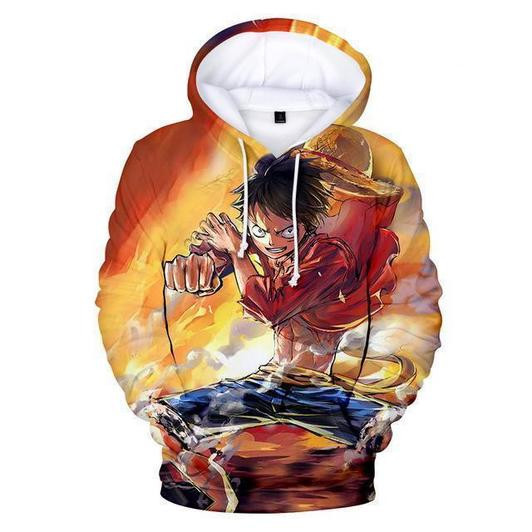 One Piece Luffy Gear 3D All Over Print Hoodie, Zip Hoodie
