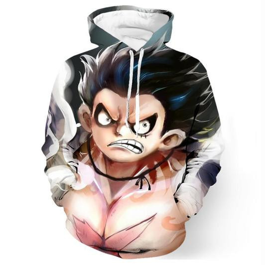One Piece Luffy Gear 3D All Over Print Hoodie, Zip Hoodie
