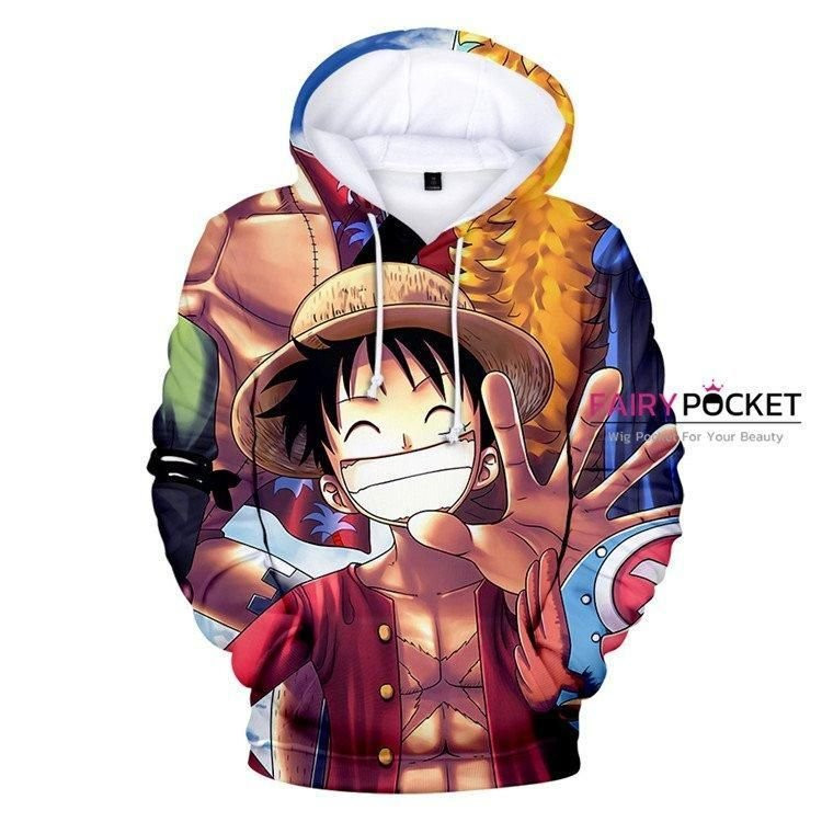 One Piece Monkey D. Luffy 3D All Over Print Hoodie, Zip Hoodie