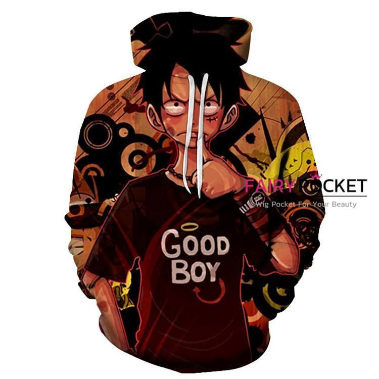 One Piece Monkey D. Luffy 3D All Over Print Hoodie, Zip Hoodie