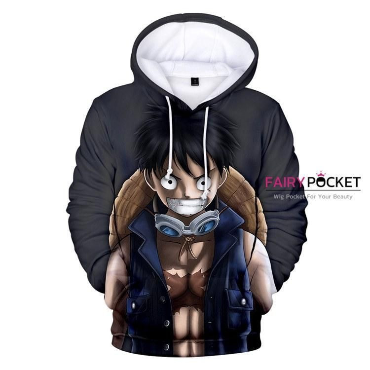 One Piece Monkey D. Luffy 3D All Over Print Hoodie, Zip Hoodie