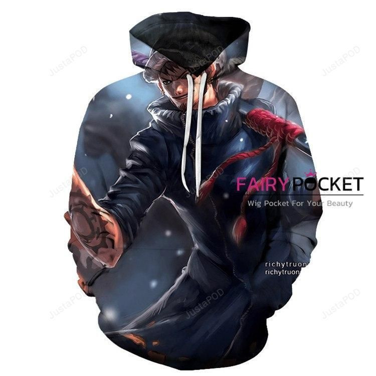One Piece Trafalgar D Water Law 3D All Over Print Hoodie, Zip Hoodie