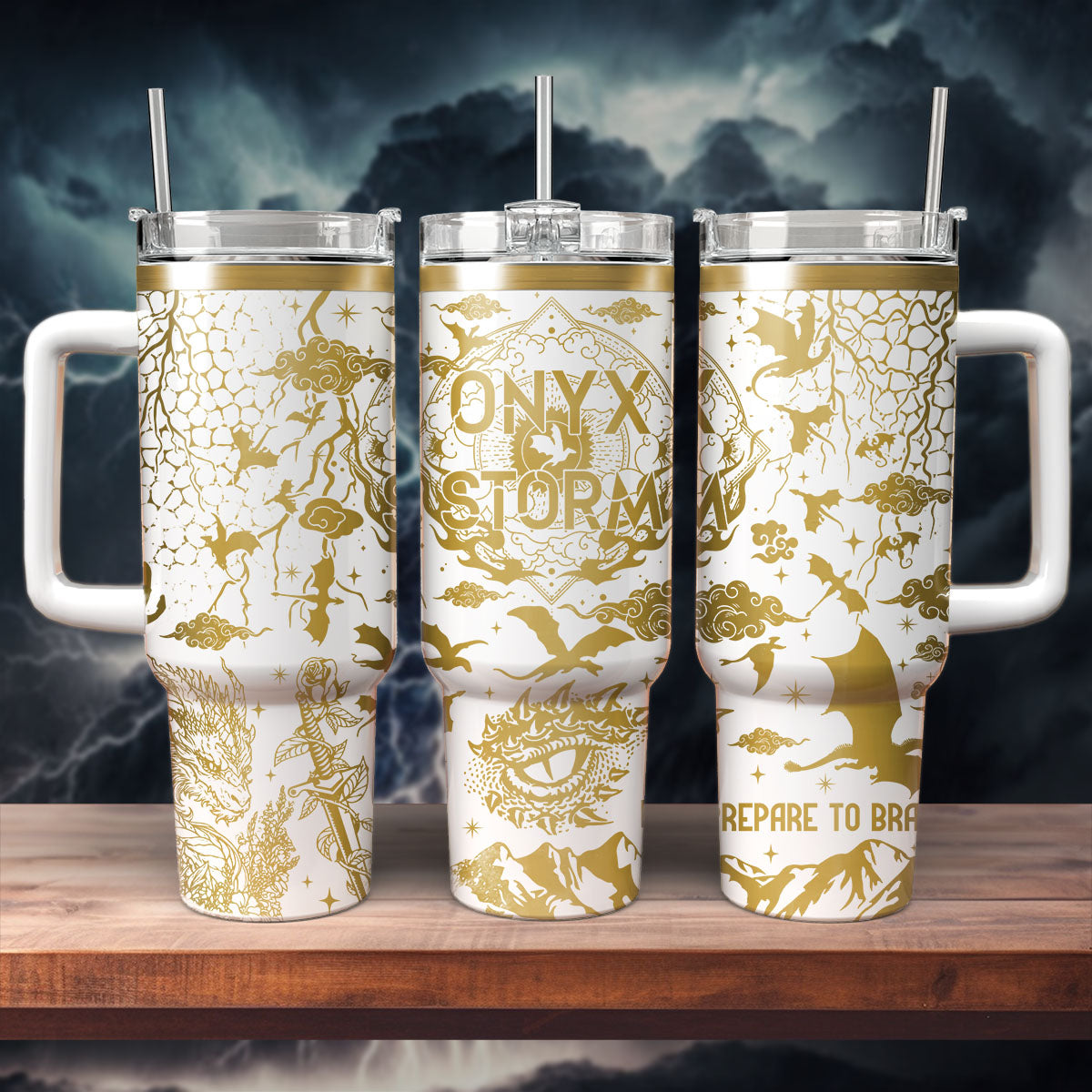 Onyx Storm Book Custom Stanley Cup 40 oz 30 oz Tumbler With HandleTVC2301547