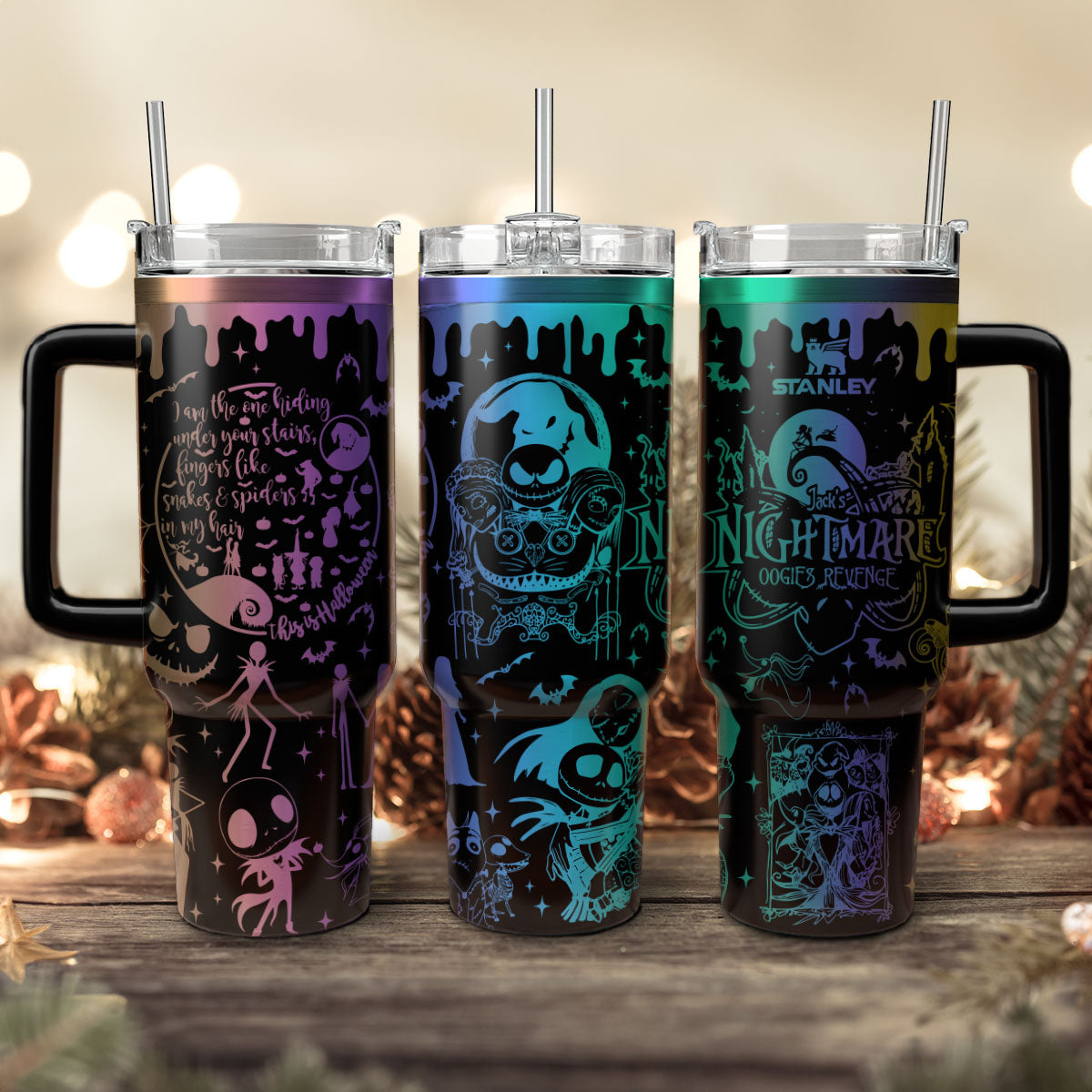 Oogieâ€™s Revenge The Nightmare Before Christmas Games Custom Stanley Cup 40 oz 30 oz Tumbler With HandleTVC2301561