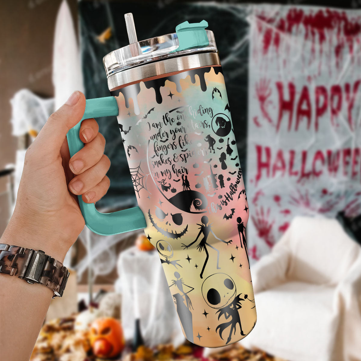 Oogieâ€™s Revenge The Nightmare Before Christmas Games Custom Stanley Cup 40 oz 30 oz Tumbler With HandleTVC2301561
