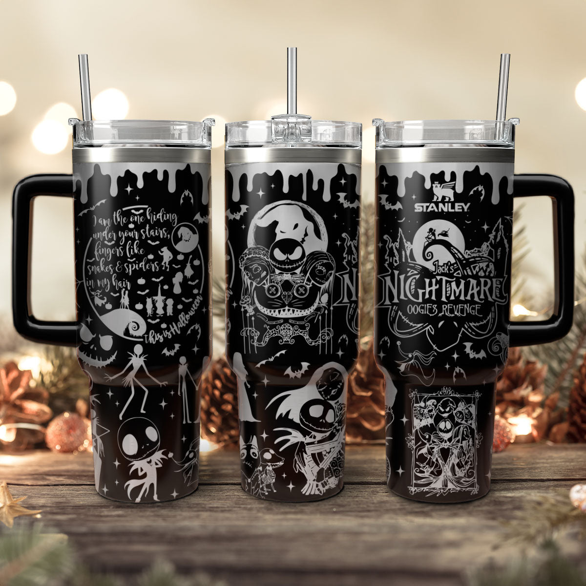Oogieâ€™s Revenge The Nightmare Before Christmas Games Custom Stanley Cup 40 oz 30 oz Tumbler With HandleTVC2301562