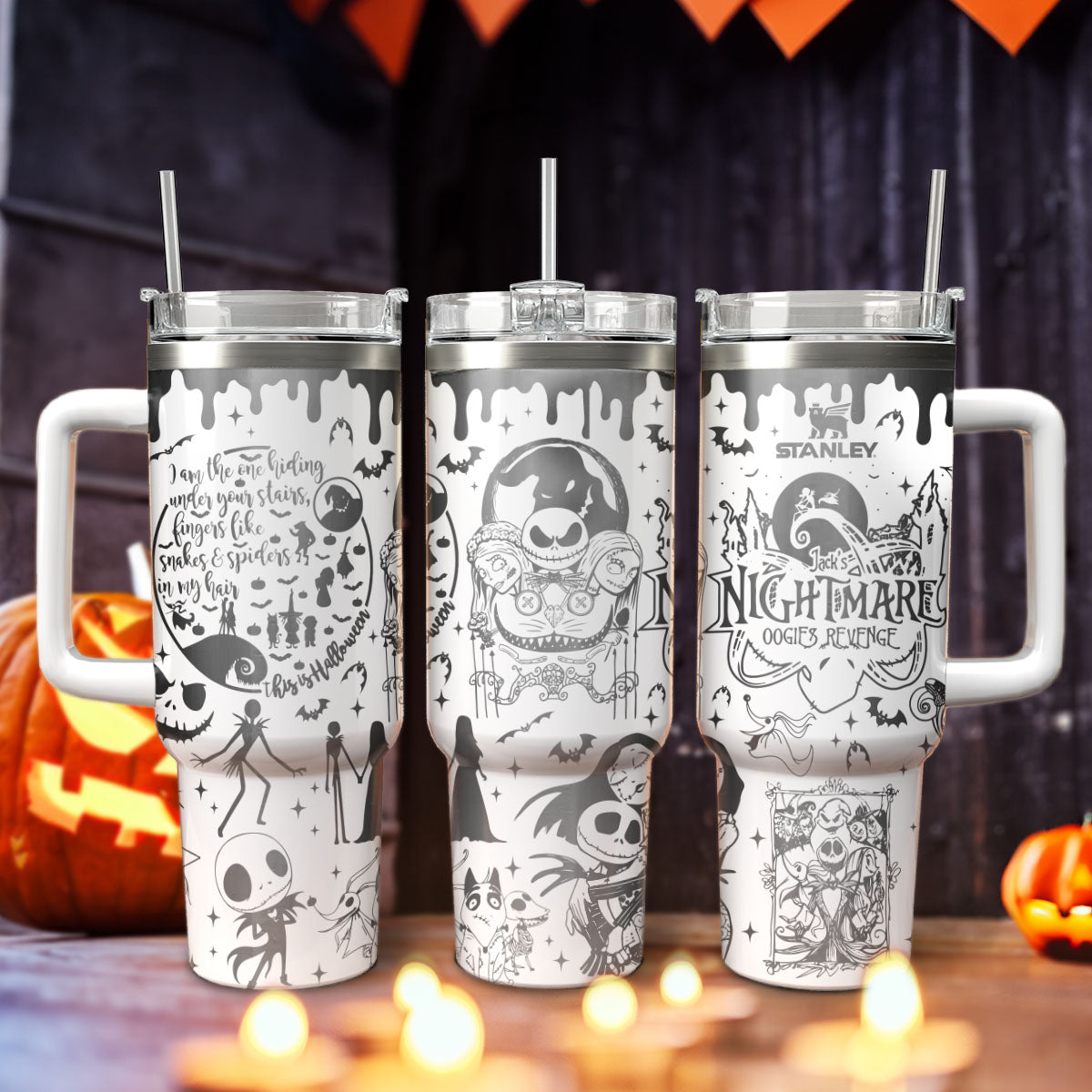 Oogieâ€™s Revenge The Nightmare Before Christmas Games Custom Stanley Cup 40 oz 30 oz Tumbler With HandleTVC2301562