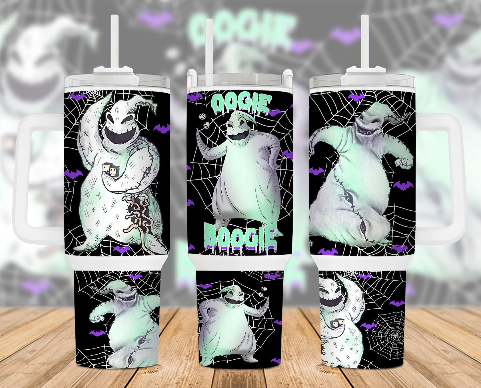 Oogie Boogie The Nightmare Before Christmas Cartoon Custom Stanley Cup 40 oz 30 oz Tumbler With HandleTVC2301887