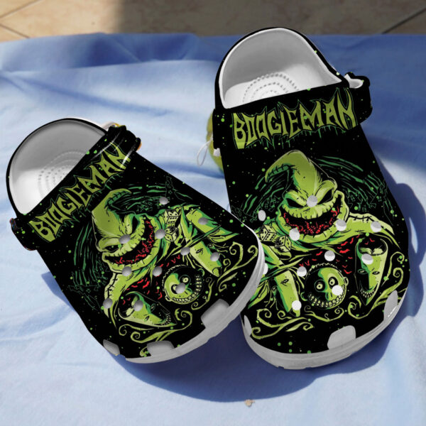 Oogie Boogie The Nightmare Before Christmas Movie Crocs Crocband Clogs Shoes Comfortable For Men Women and Kids