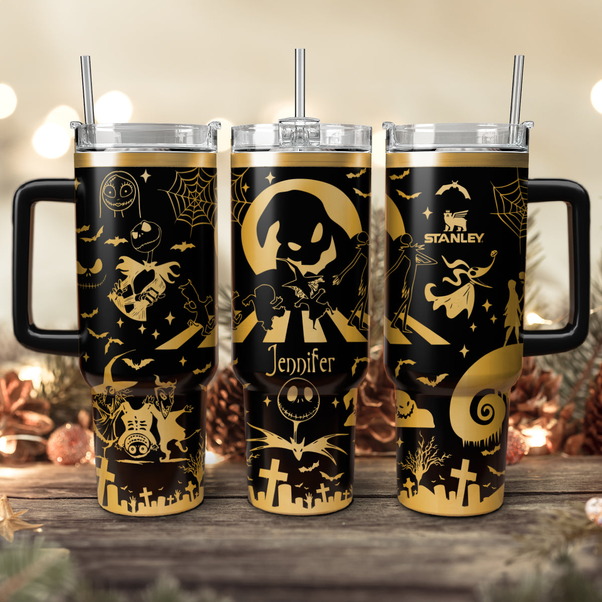 Oogie Boogie The Nightmare Before Christmas Movies Custom Stanley Cup 40 oz 30 oz Tumbler With HandleTVC2301113