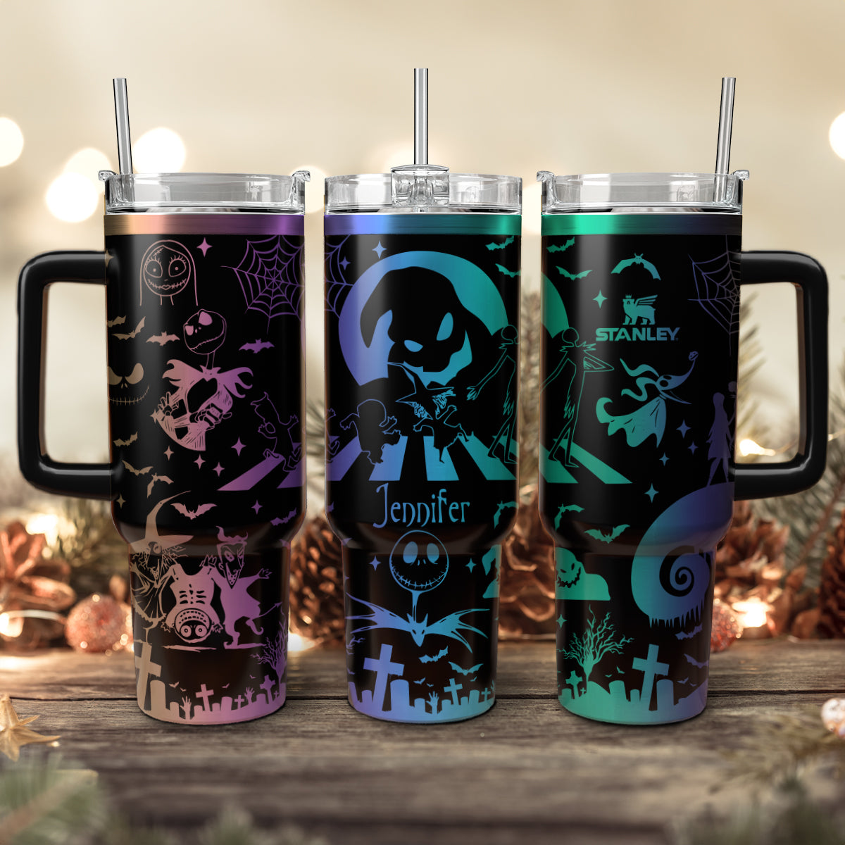 Oogie Boogie The Nightmare Before Christmas Movies Custom Stanley Cup 40 oz 30 oz Tumbler With HandleTVC2301113