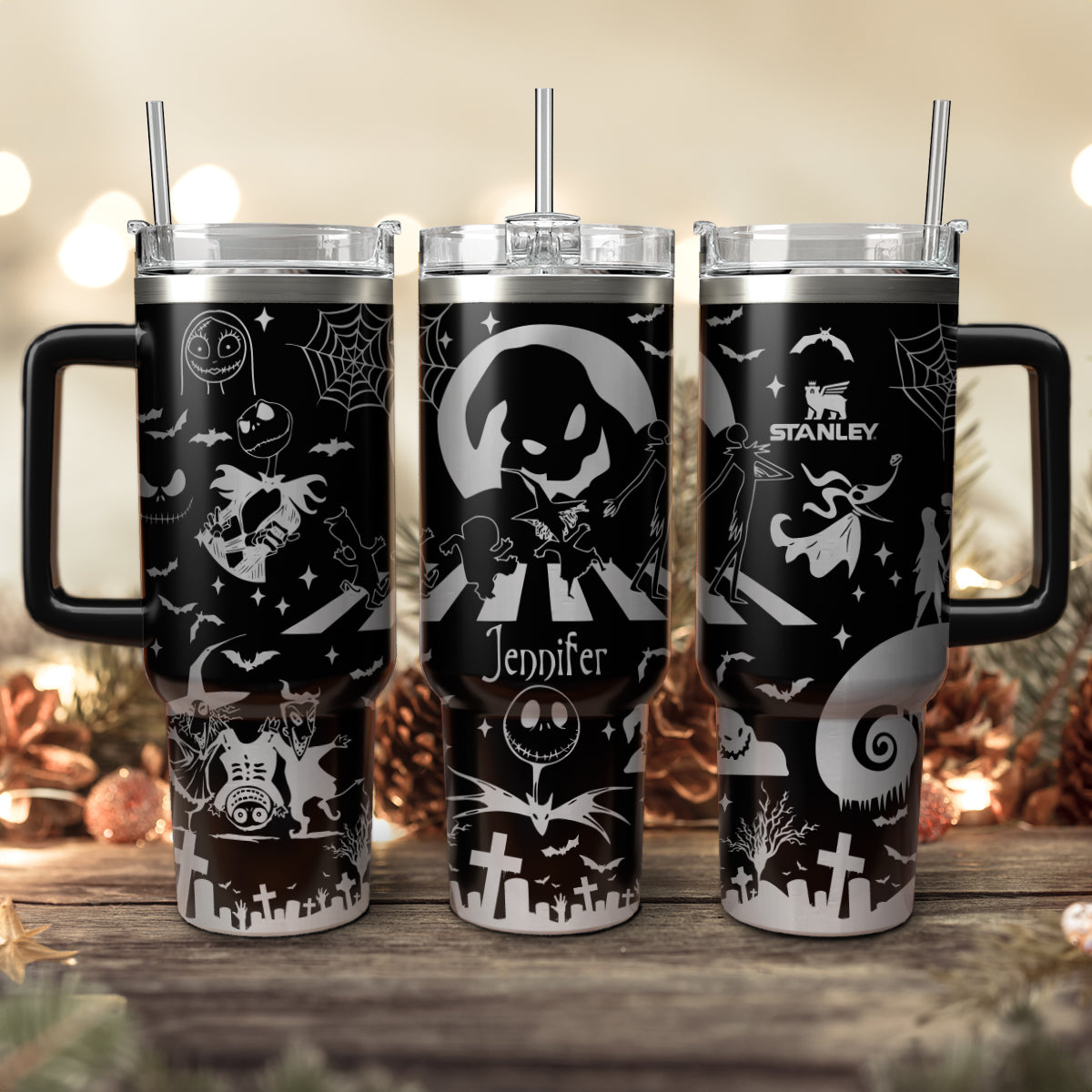 Oogie Boogie The Nightmare Before Christmas Movies Custom Stanley Cup 40 oz 30 oz Tumbler With HandleTVC2301113