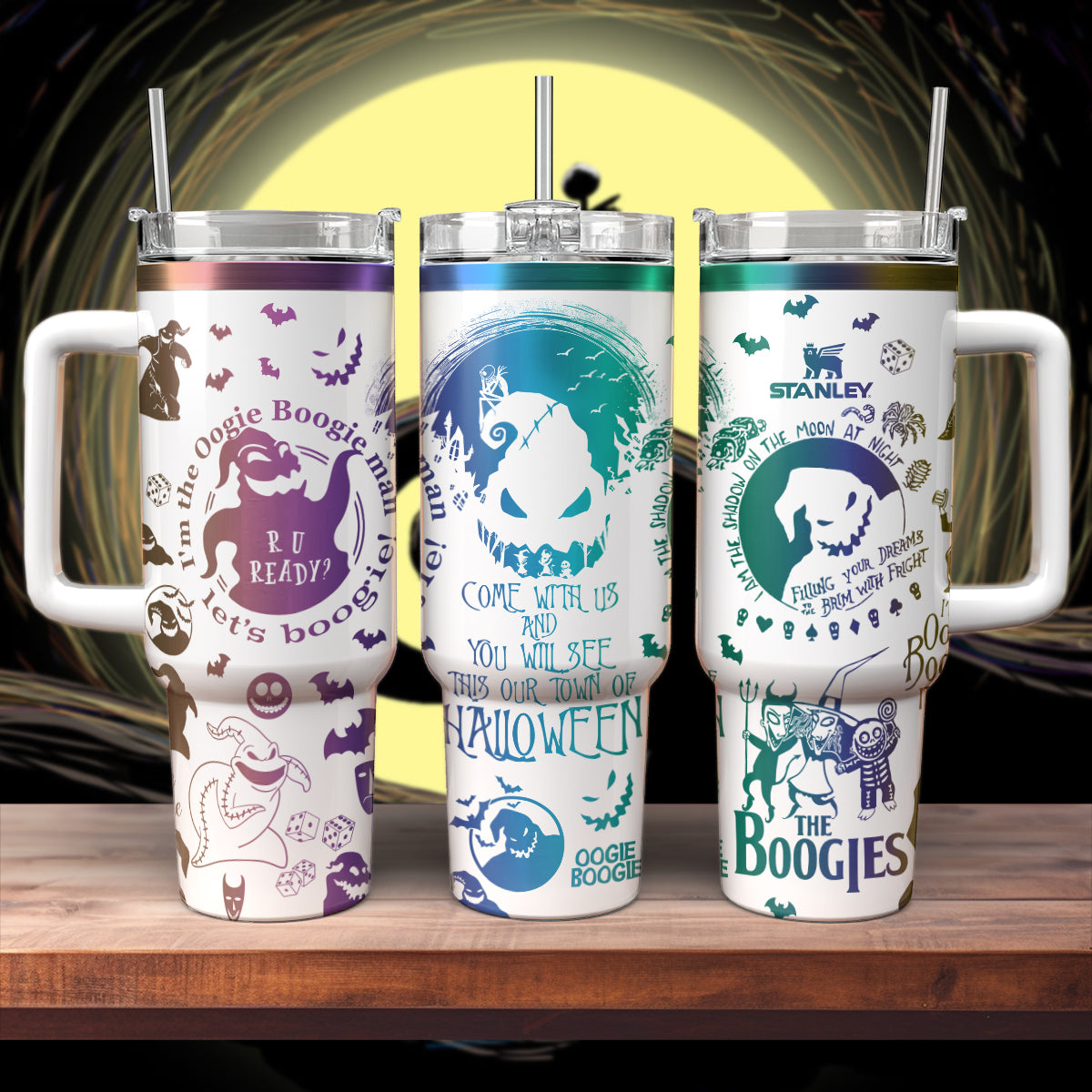 Oogie Boogie The Nightmare Before Christmas Movies Custom Stanley Cup 40 oz 30 oz Tumbler With HandleTVC2301117