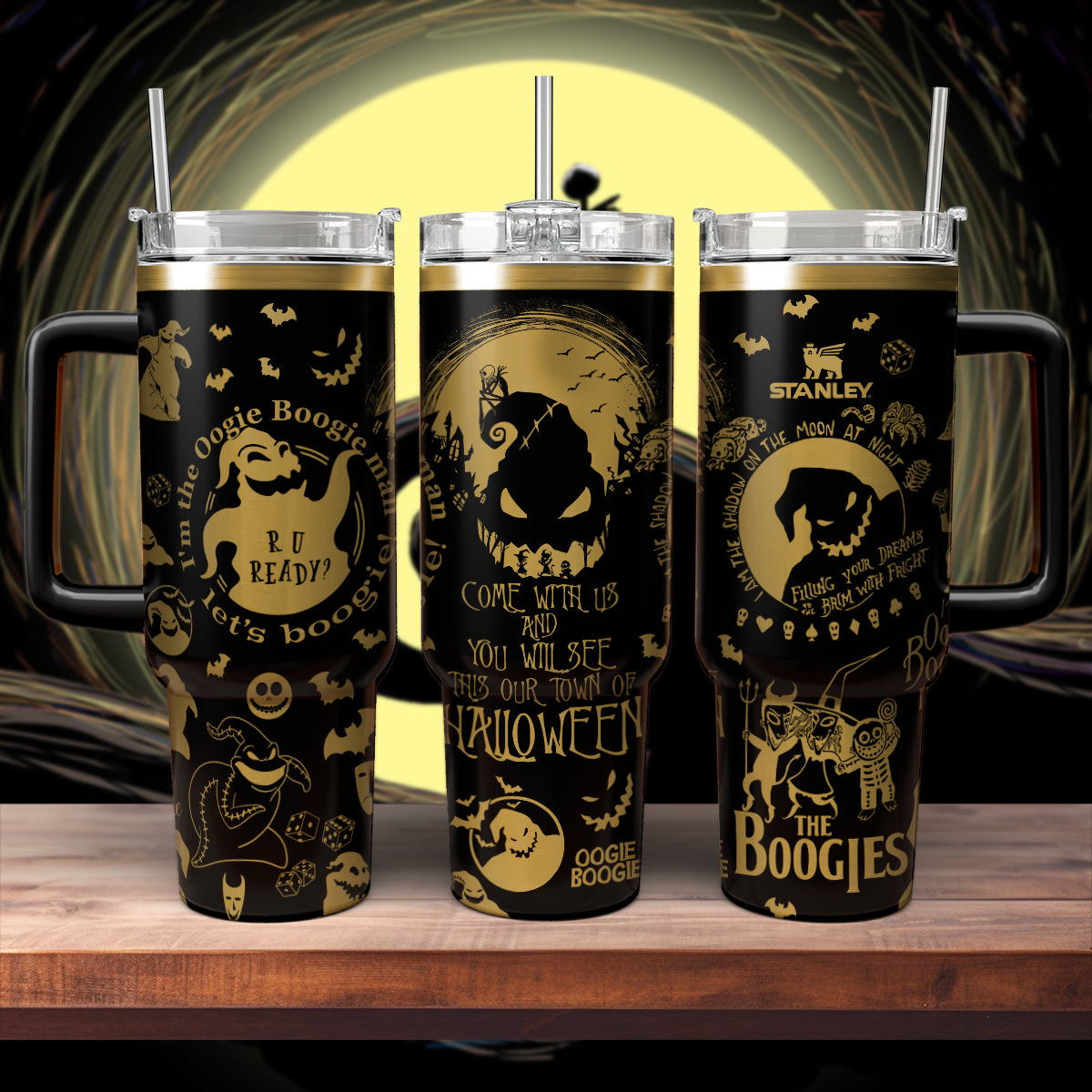 Oogie Boogie The Nightmare Before Christmas Movies Custom Stanley Cup 40 oz 30 oz Tumbler With HandleTVC2301117