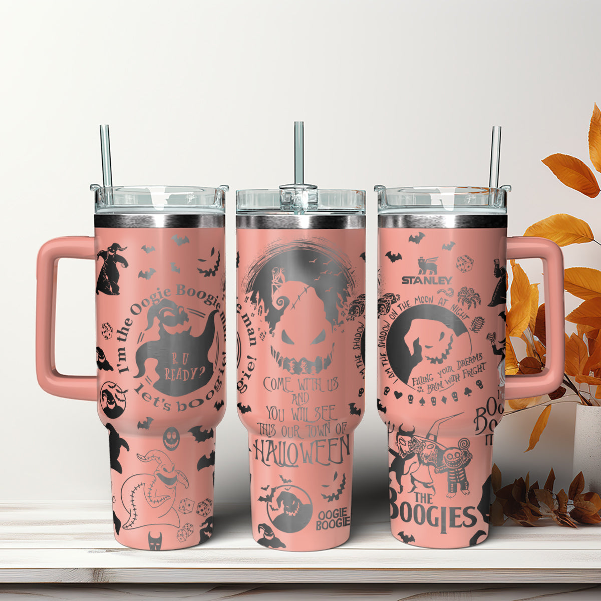 Oogie Boogie The Nightmare Before Christmas Movies Custom Stanley Cup 40 oz 30 oz Tumbler With HandleTVC2301117