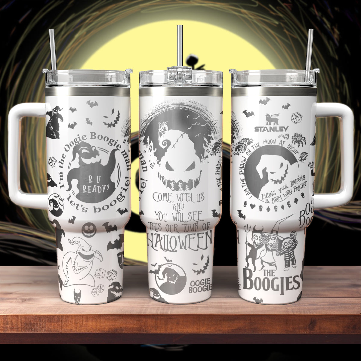 Oogie Boogie The Nightmare Before Christmas Movies Custom Stanley Cup 40 oz 30 oz Tumbler With HandleTVC2301117