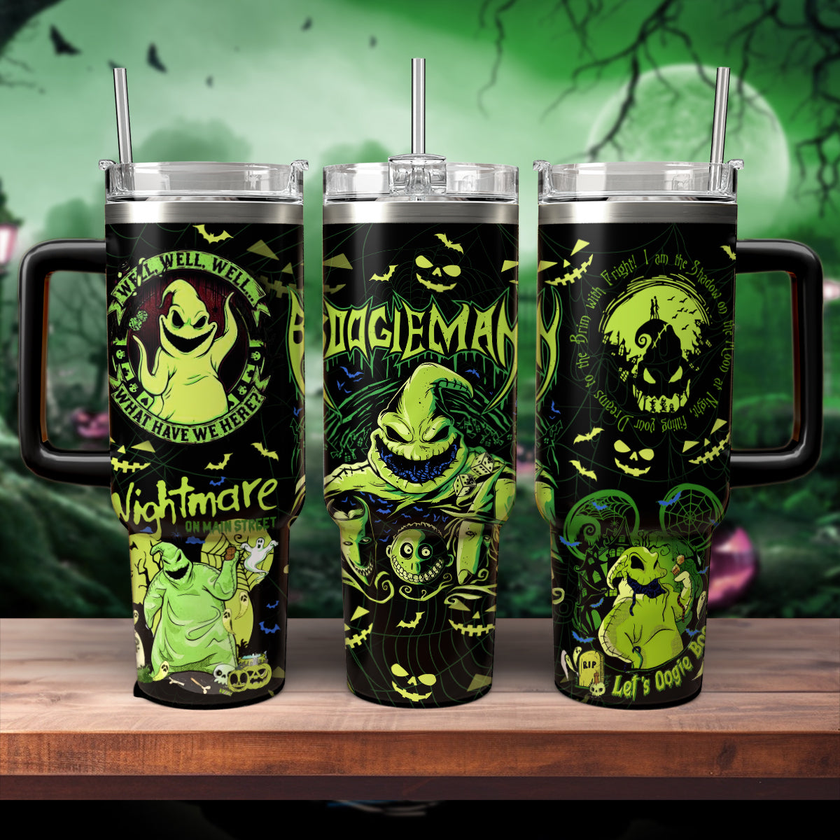 Oogie Boogie The Nightmare Before Christmas Movies Custom Stanley Cup 40 oz 30 oz Tumbler With HandleTVC2301553
