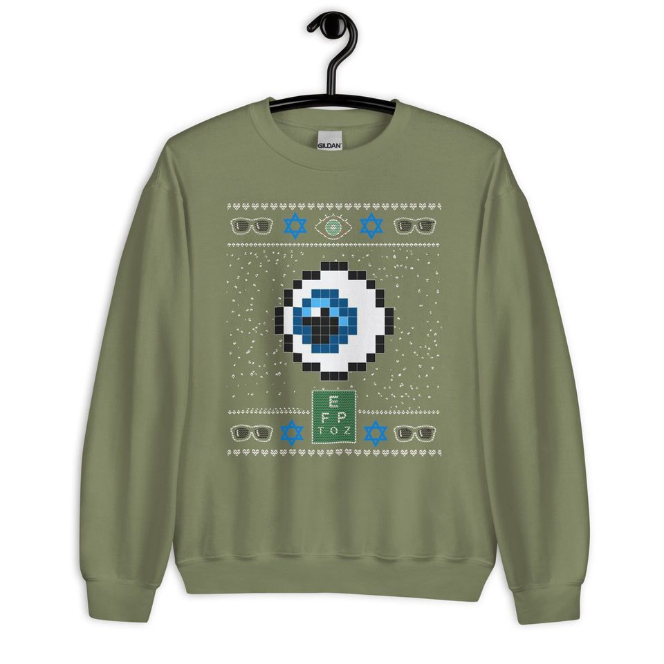 Optometry Ugly Sweater / Hanukkah / Jewish / Star of David / Gifts / Optician Gifts - Image 7