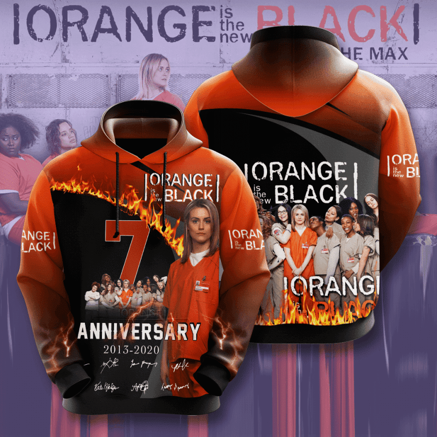 Orange Is The New Black Movie Character Anniversary 7 Years 3D All Over Print Hoodie, Zip Hoodie
