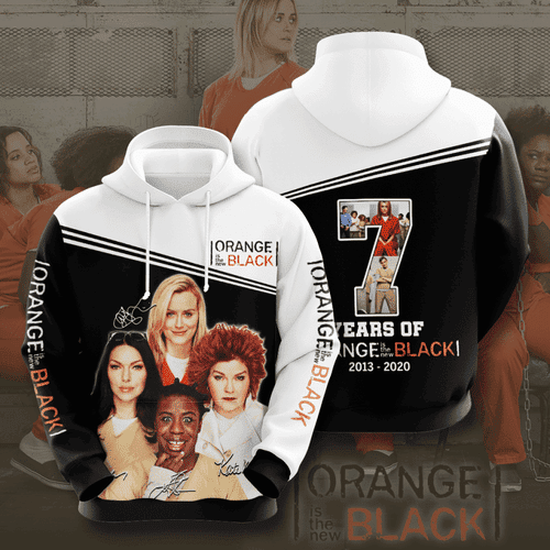Orange Is The New Black Movie Character Anniversary 7 Years 3D All Over Print Hoodie, Zip Hoodie