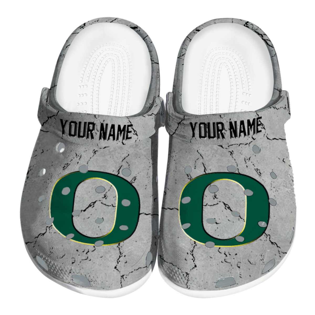 Oregon Ducks NCAA Sport Crocs Crocband Clogs Shoes Comfortable For Men Women and Kids