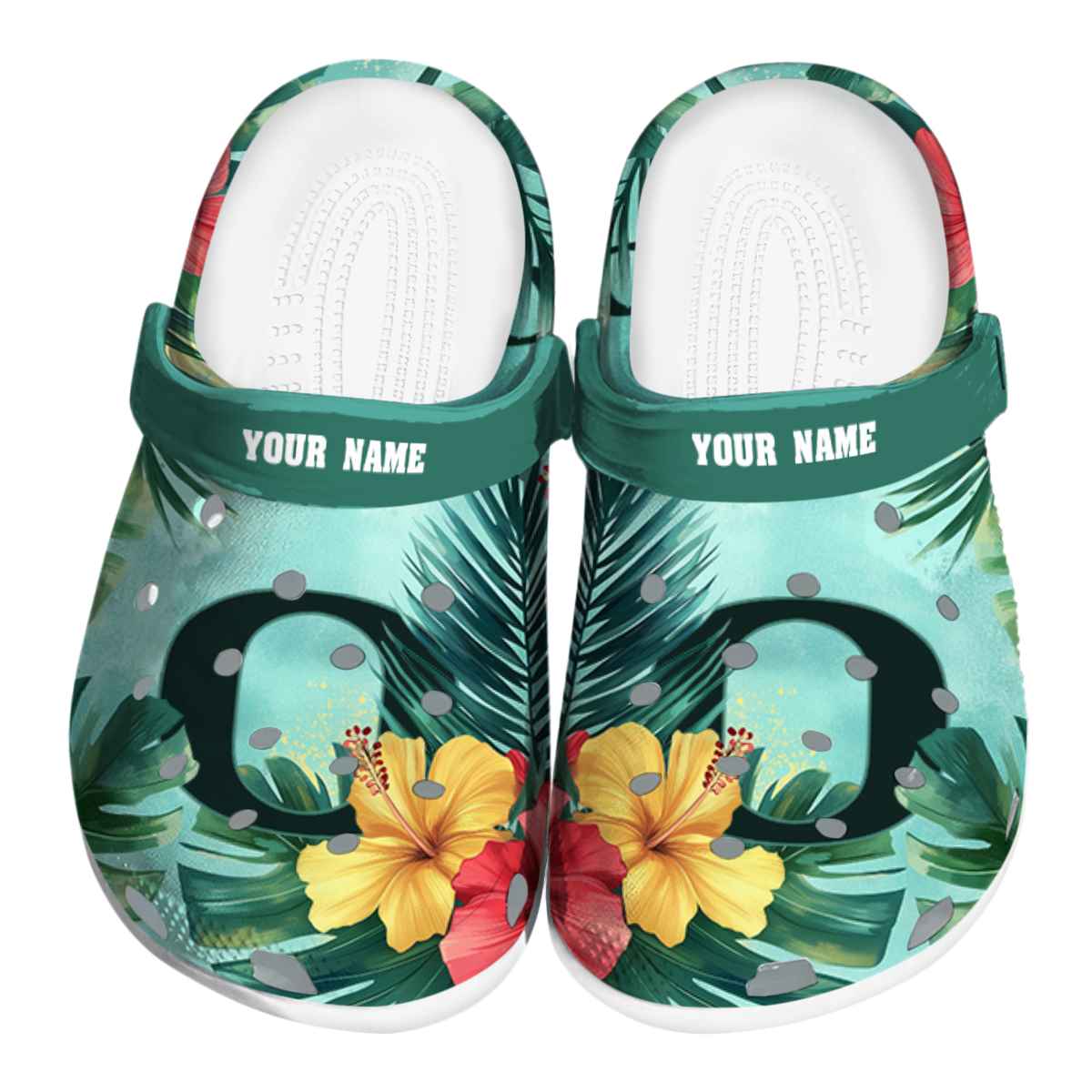 Oregon Ducks NCAA Sport Crocs Crocband Clogs Shoes Comfortable For Men Women and Kids